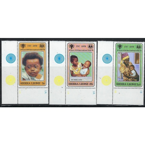 Sierra Leone 451-53 MNH 1979 Year of the Child (fe9198)