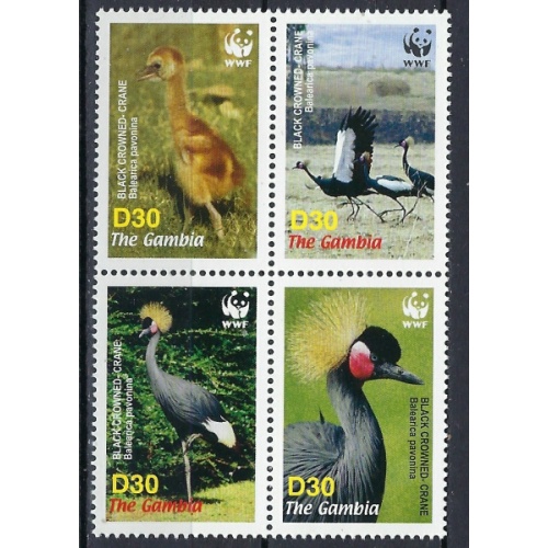 Gambia 3014 MNH 2006 Birds block of 4 (an9474)