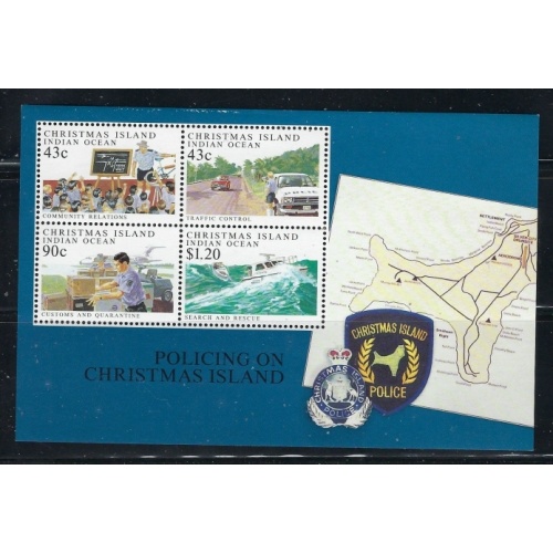 Christmas Is 306a MNH 1991 Policing on Christmas Is (fe7548)