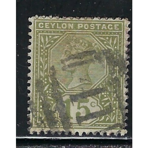 Ceylon 136 Used 1886 issue (an5213)