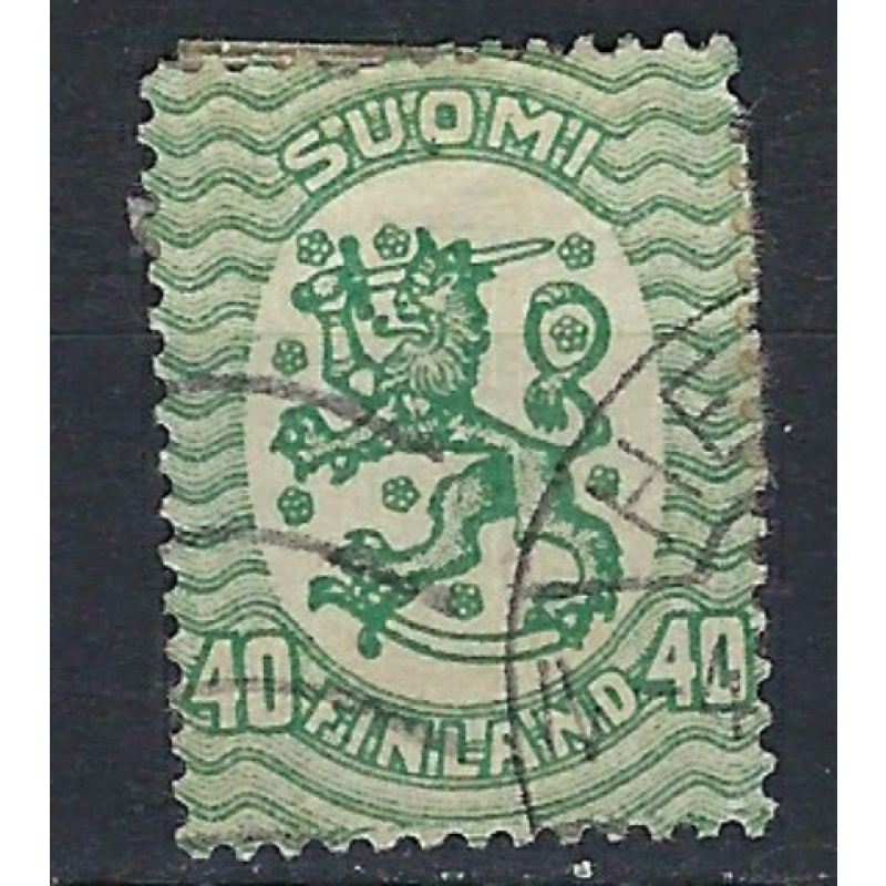 Finland 95 Used 1929 issue; rounded corner (an9424)