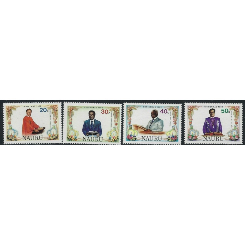 Nauru 260-63 MNH 1982 Christmas (fe6370)