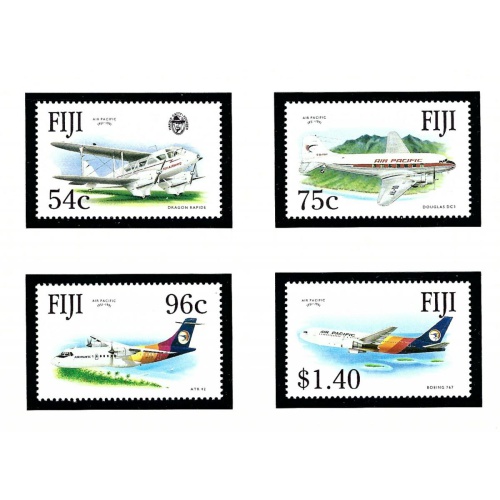 Fiji 653-56 MNH 1991 Air Pacific