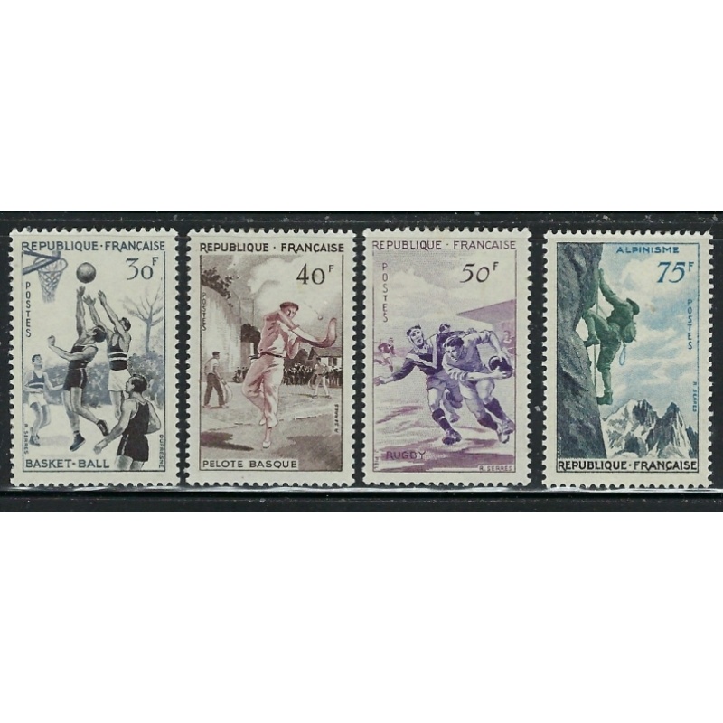 France 801-04 MH 1956 Sports (fe7629)