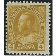 Canada 110 MH 1922 issue; penciled numbers on back (an3816)