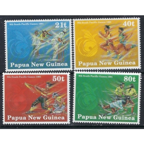 Papua New Guinea 771-74 MNH 1991 Sports (ak2282)