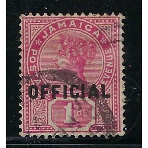 Jamaica O3 Used 1890 overprint (RR) (fe3895)