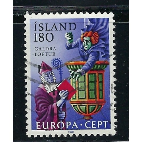 Iceland 541 Used 1981 Europa  (fe5566)