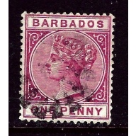 Barbados 61 Used 1882 issue    (ap3752)