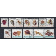 Singapore 264-75 Used 1977 part set missing 263 (an7777)
