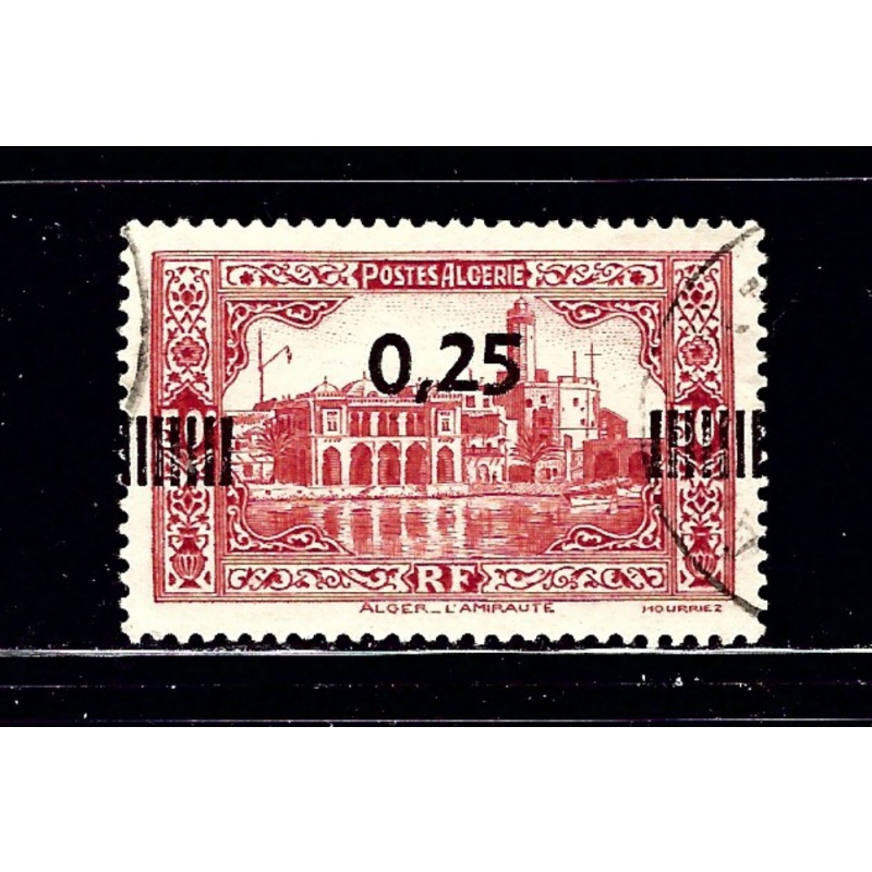 Algeria 122 Used 1938 surcharge