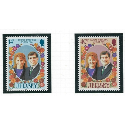 Jersey 404-05 MNH 1986 Prince Andrew Wedding (fe6639)
