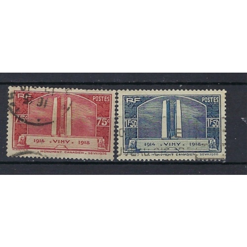 France 311-12 Used 1936 set (an8869)