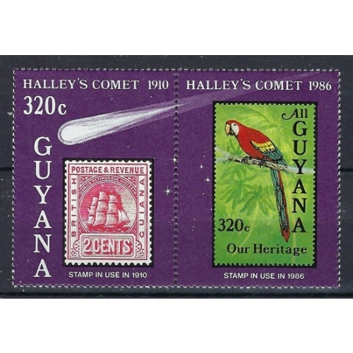 Guyana 1461 MNH 1986 Halley's Comet (an7810)