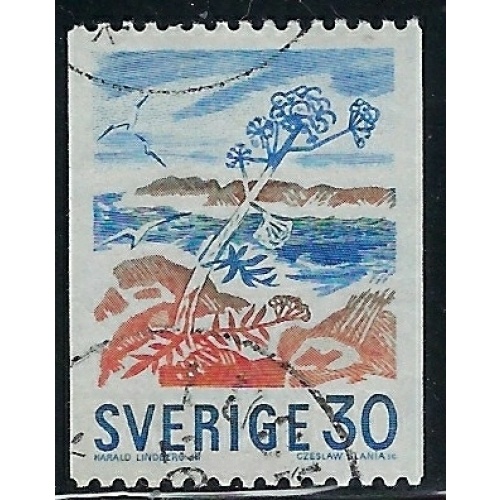 Sweden 743 Used 1967 issue (fe9408)
