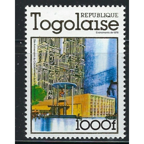 Togo 979 MNH 1978 Westminster Abbey (fe3520)