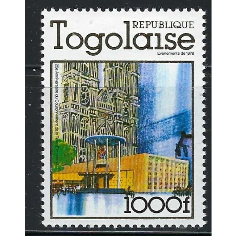 Togo 979 MNH 1978 Westminster Abbey (fe3520)