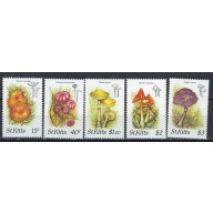 St Kitts 210-14 MNH 1987 Fungi (ak2979)