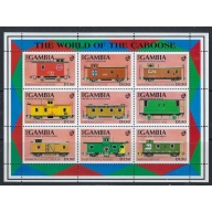 Gambia 1116 MNH 1991 Cabooses (ak4243)