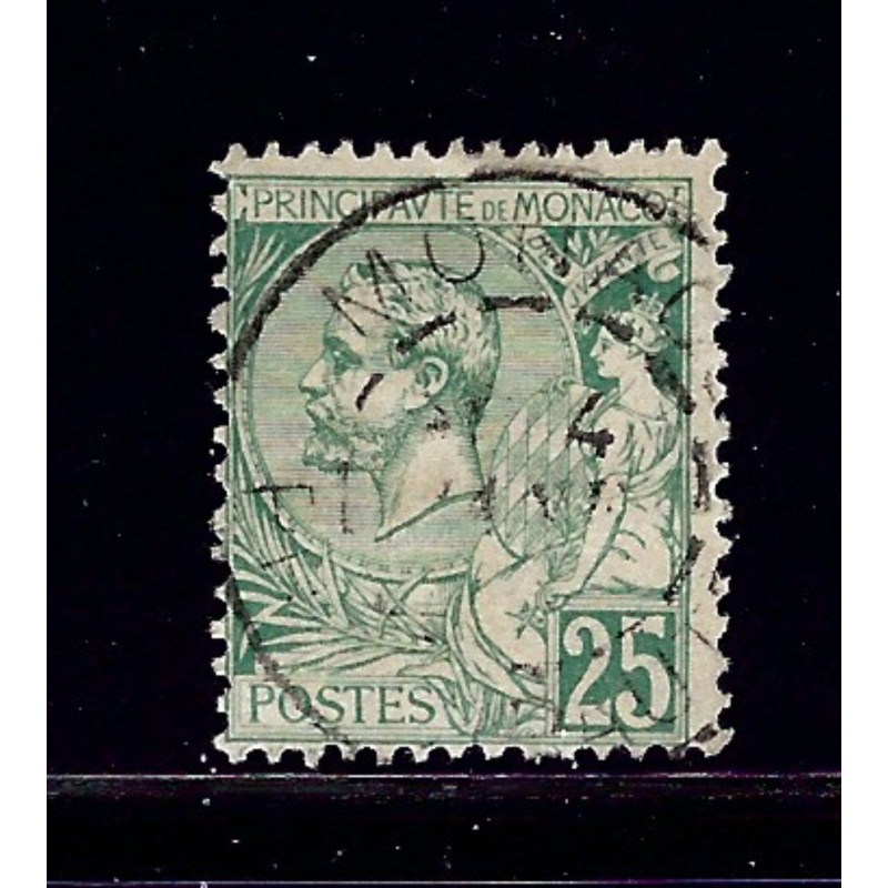Monaco 20 Used 1891 issue     (P92)