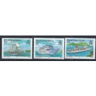 British Virgin Is 524-26 MNH 1985 Ships short set (ak3046)