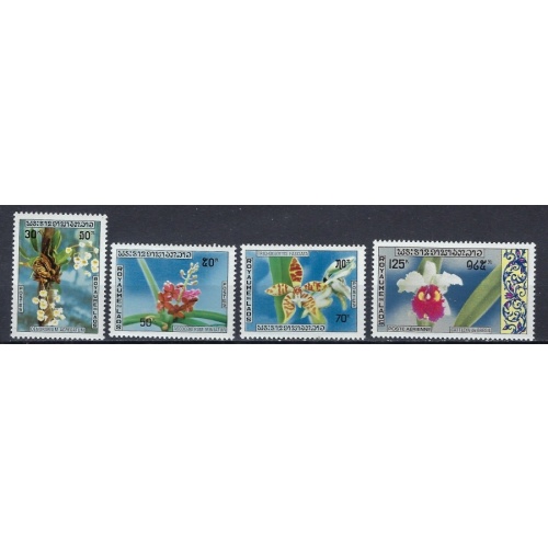 Laos 216-18; C79 MNH 1971 Orchids (ak2694)