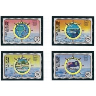 Tuvalu 166-69 MNH 1982 Maritime School (an4944)