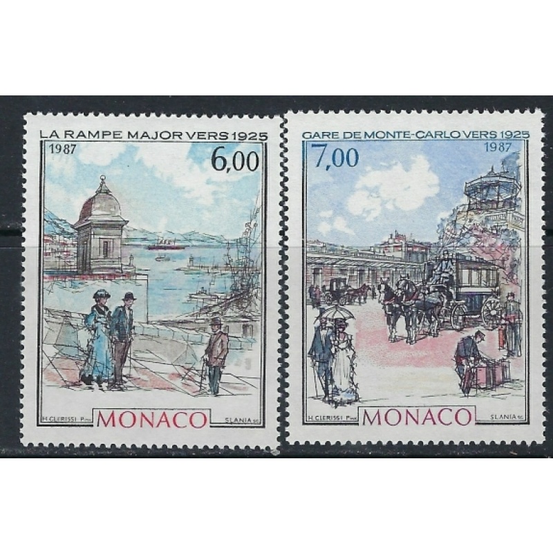 Monaco 1546-47 MNH 1986 Paintings (ak4750)
