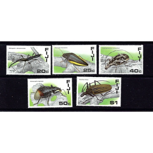 Fiji 574-78 MNH 1987 Insects