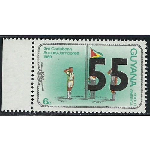 Guyana 392 MNH 1981 surcharge (an4076)