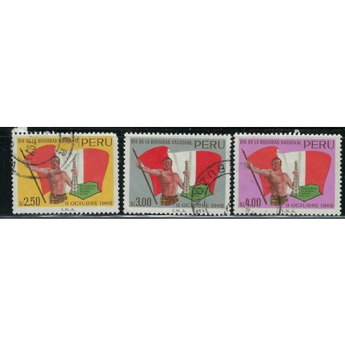 Peru 513-15 Used 1969 issues (mm1178)