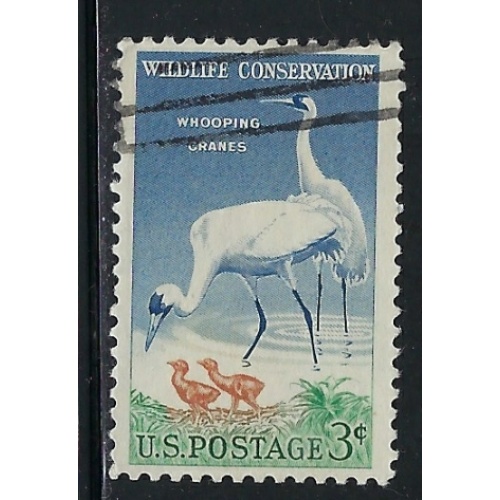 U.S. 1098 Used 1957 Whooping Cranes (us1017)