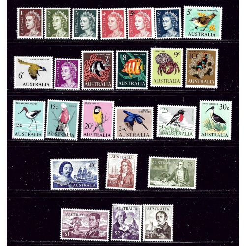 Australia 394//417 MH some MNH 1966-71 Set    missing #401A