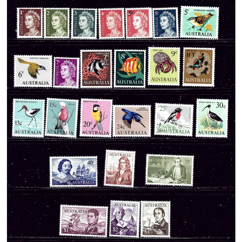 Australia 394//417 MH some MNH 1966-71 Set    missing #401A