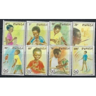 Rwanda 1059-66 MNH 1981 Year of the Disabled (ak2774)