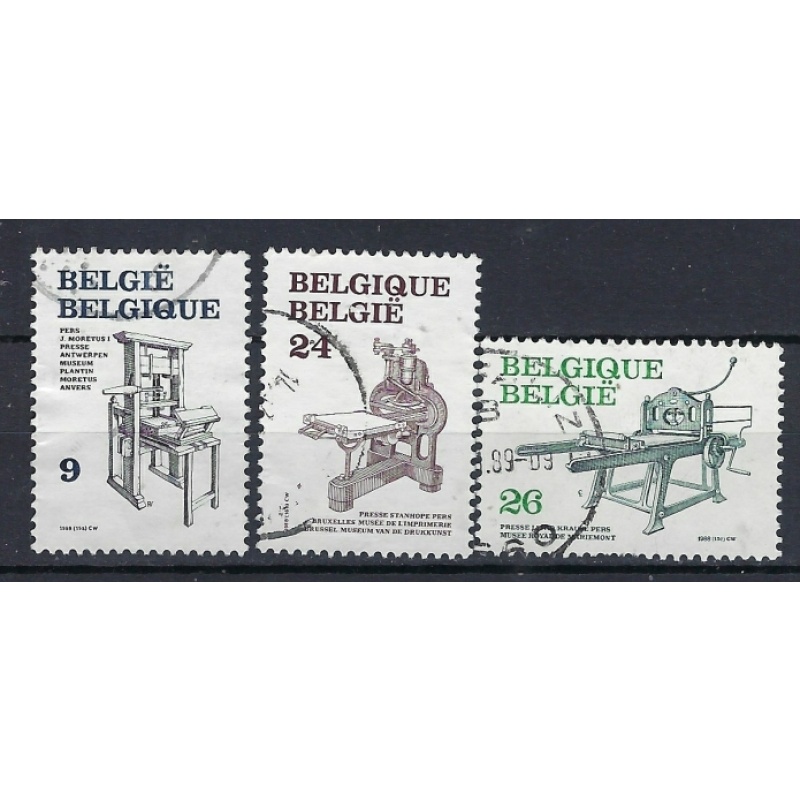 Belgium 1305-07 Used 1988 set (an8876)