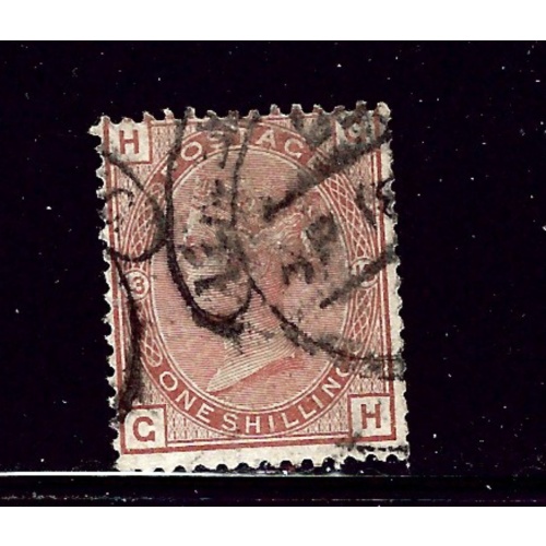 Great Britain 87 Plate #13 Used 1881 issue  nibbed perfs one side  2019