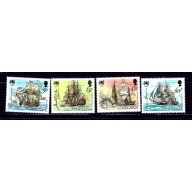 St Helena 493-96 MNH 1988 Australia Bicentennial (Sailing Ships)