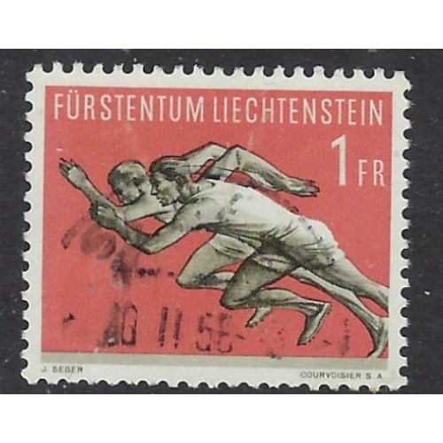 Liechtenstein 300 Used 1956 Runners (ap6584)