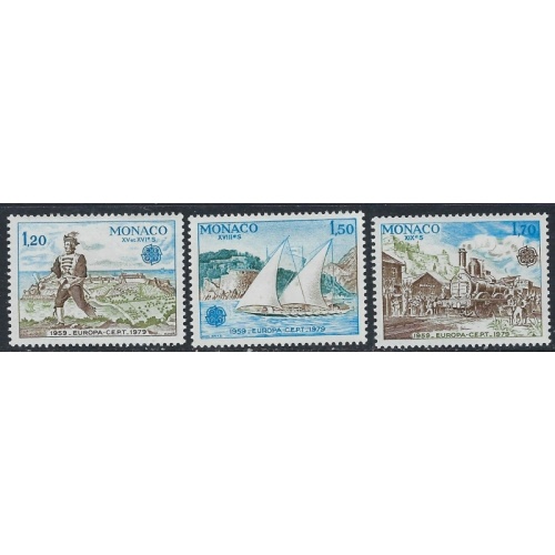 Monaco 1178-80 MH 197 Europa  (ak3154)