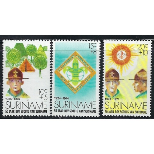 Surinam B208-10 MNH 1975 Boy Scouts (an2066a)