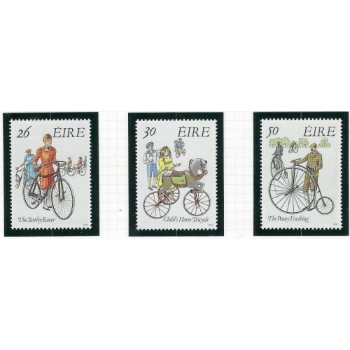 Ireland 824-26 MNH 1991 Bicycles (an8587)