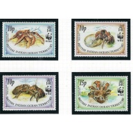 B.I.O.T. 132-35 MNH 1993 Crabs (fe4583)