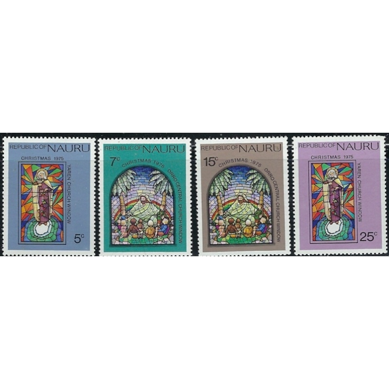 Nauru 130-33 MNH 1975 Christmas (an2791)