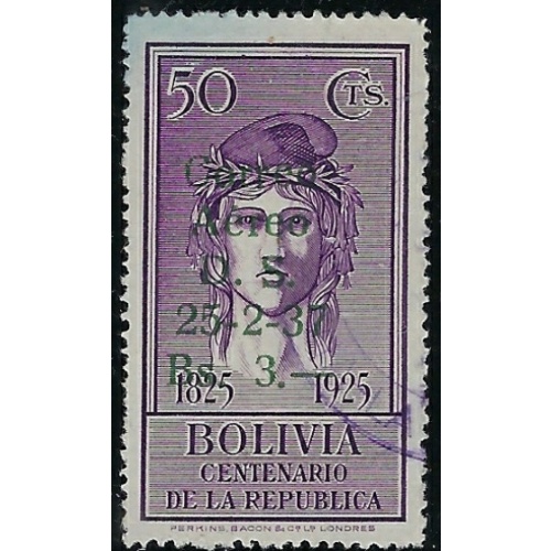 Bolivia C59 Used 1937 issue (ak5351)