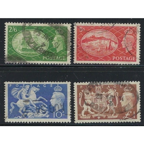 Great Britain 286-89 Used 1951 set (fe3566)