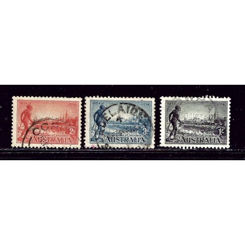 Australia 142-44 Used 1934 set   #1