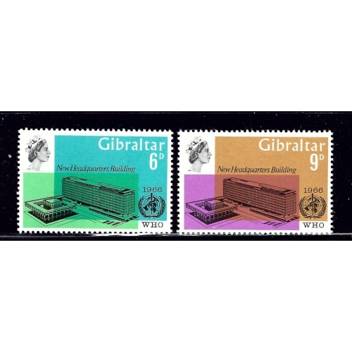 Gibraltar 180-81 1966 WHO (ap1454)