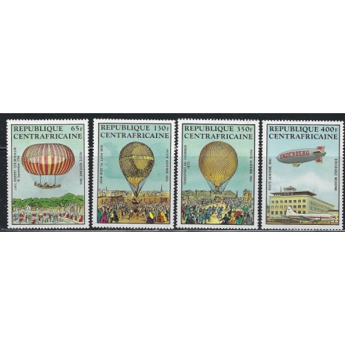 Central Africa C282-85 MNH 1986 set (an7246)