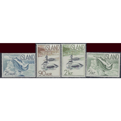 Iceland 319-22 MNH 1959 part set (ak6432)